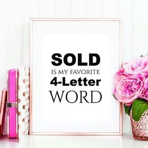 Everything Below is Sold!